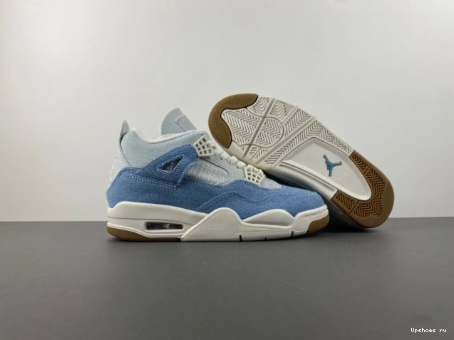  Air Denim  4 "Worn IB6716-100 Blue”  Jordan 0308